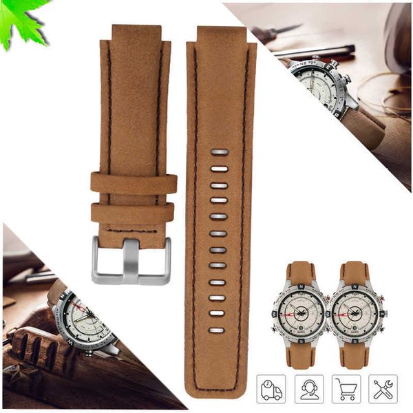 genuine leather watch band watch strap replacement for timex tide t45601 t2n721 t2n720 e-tide compass watches h0915, Silver
genuine leather watch band watch strap replacement for timex tide t45601 t2n721 t2n720 e-tide compass watches h0915, Silver