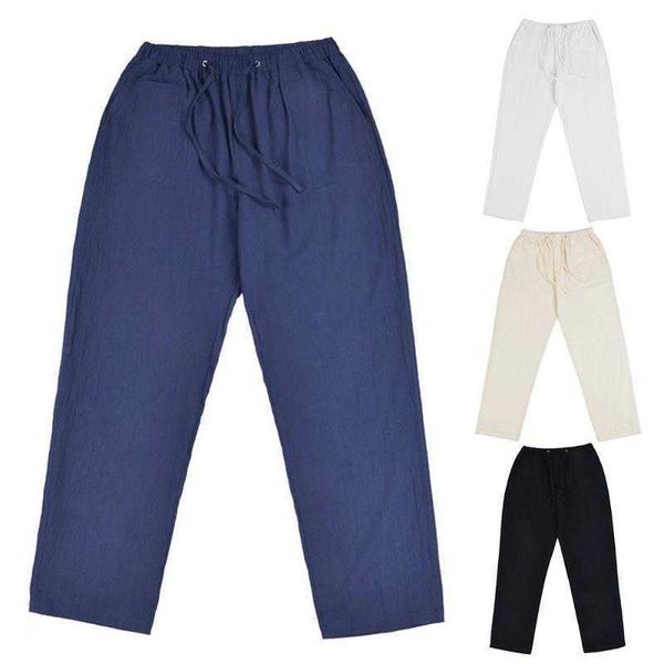 men's pants men casual solid color long drawstring pockets straight loose tro nun9, Black
men's pants men casual solid color long drawstring pockets straight loose tro nun9, Black