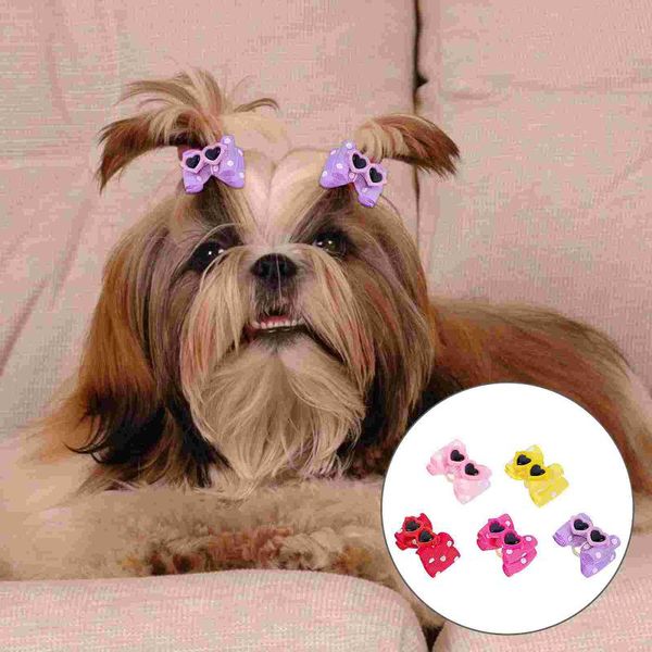 dog apparel 10pcs pet hairpins bowknot glasses style hair clips decorative headdress
dog apparel 10pcs pet hairpins bowknot glasses style hair clips decorative headdress