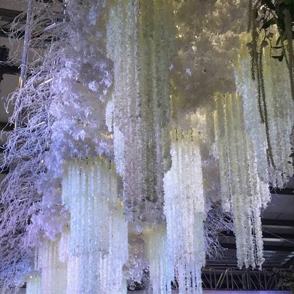 decorative flowers & wreaths 100pcs/lot elegant orchid wisteria vines each strip 79 inches long silk artificial flower for wedding party dec
decorative flowers & wreaths 100pcs/lot elegant orchid wisteria vines each strip 79 inches long silk artificial flower for wedding party dec