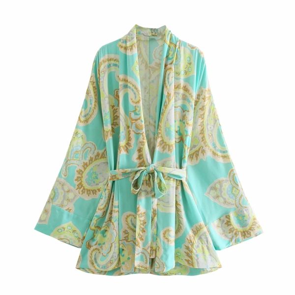 summer women scarf collar sashes printed wrap shirt female long sleeve blouse casual lady loose blusas s8953 210430, White
summer women scarf collar sashes printed wrap shirt female long sleeve blouse casual lady loose blusas s8953 210430, White
