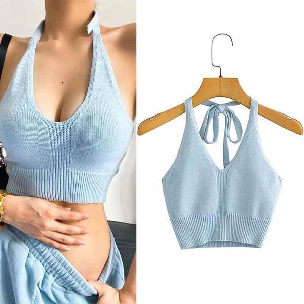 women's tanks & camis women summer straps neck-mounted deep v-neck vest sleeveless backless knitted camisoles fashion 3 colors elegant, White
women's tanks & camis women summer straps neck-mounted deep v-neck vest sleeveless backless knitted camisoles fashion 3 colors elegant, White