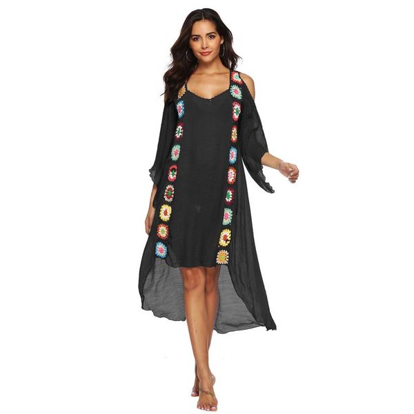 casual dresses fashion double dot pattern women's knitwear long sleeve hollow hand crocheted bikini blouse loose bohemian, Black;gray
casual dresses fashion double dot pattern women's knitwear long sleeve hollow hand crocheted bikini blouse loose bohemian, Black;gray