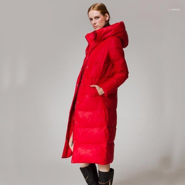 women's down & parkas 2021 winter coat jacket hooded thick warm long loose white duck female1, Black
women's down & parkas 2021 winter coat jacket hooded thick warm long loose white duck female1, Black