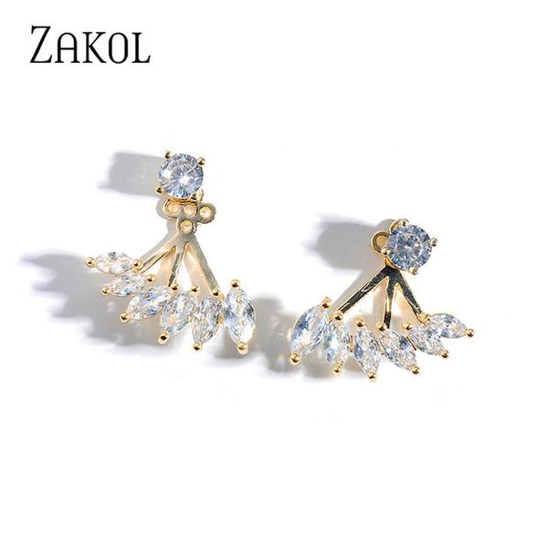 stud zakol romantic temperament white color marquise cut cubic zirconia earring for women fashion cute statement ear jewelry, Golden;silver
stud zakol romantic temperament white color marquise cut cubic zirconia earring for women fashion cute statement ear jewelry, Golden;silver