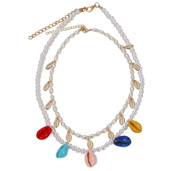 Luxury Imitation Pearl Choker Necklace Women Gold Color Bead Shell Pendant Statement Cowrie Collar 2021 Fashion Jewelry Chokers, Golden;silver
Luxury Imitation Pearl Choker Necklace Women Gold Color Bead Shell Pendant Statement Cowrie Collar 2021 Fashion Jewelry Chokers, Golden;silver
