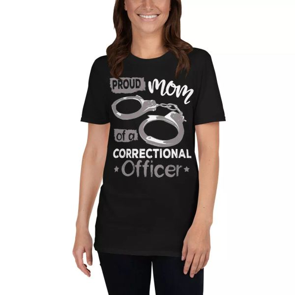 proud mom of a correctional officer mother's day correctional officer t-shirt, White;black
proud mom of a correctional officer mother's day correctional officer t-shirt, White;black