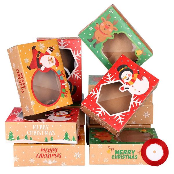 gift wrap pretyzoom 12pcs christmas cookie boxes kraft paper with 1 roll/22m ribbons candies for party holidays
gift wrap pretyzoom 12pcs christmas cookie boxes kraft paper with 1 roll/22m ribbons candies for party holidays