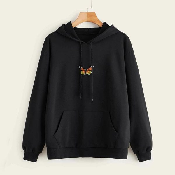 women's hoodies & sweatshirts butterfly sweatshirt women aesthetic hoodie crewneck autumn womens clothing girlfriend gift plus size, Black
women's hoodies & sweatshirts butterfly sweatshirt women aesthetic hoodie crewneck autumn womens clothing girlfriend gift plus size, Black