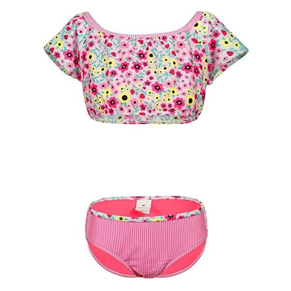 colorful floret print bathing suit with short sleeves and two pieces for girls, suitable 4 to 14 years old one-piece suits
colorful floret print bathing suit with short sleeves and two pieces for girls, suitable 4 to 14 years old one-piece suits