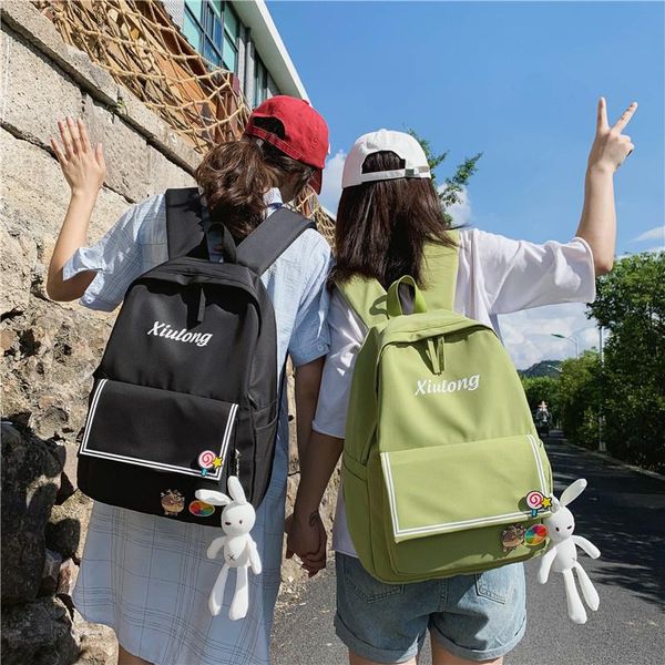 backpack portable bags for student birthday gifts simple canvas shoulder bag women men schoolbag teenages travel bagpack
backpack portable bags for student birthday gifts simple canvas shoulder bag women men schoolbag teenages travel bagpack