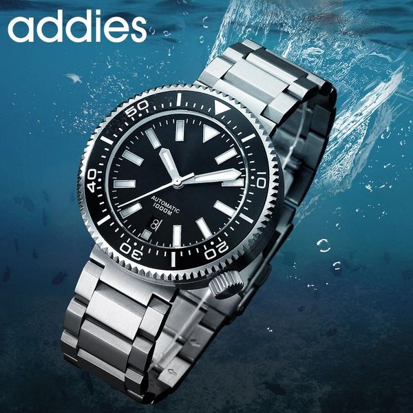 ice hockey men's watch 1000m diver stainless steel automatic dive watches men nh35 ceramic bezel mechanical wristwatches, Slivery;brown
ice hockey men's watch 1000m diver stainless steel automatic dive watches men nh35 ceramic bezel mechanical wristwatches, Slivery;brown