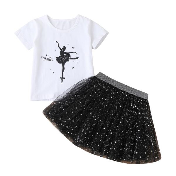 clothing sets summer grils clothes cartoon dancer t-shirt+ stars and moon puffy skirt children set kids girls suit, White
clothing sets summer grils clothes cartoon dancer t-shirt+ stars and moon puffy skirt children set kids girls suit, White
