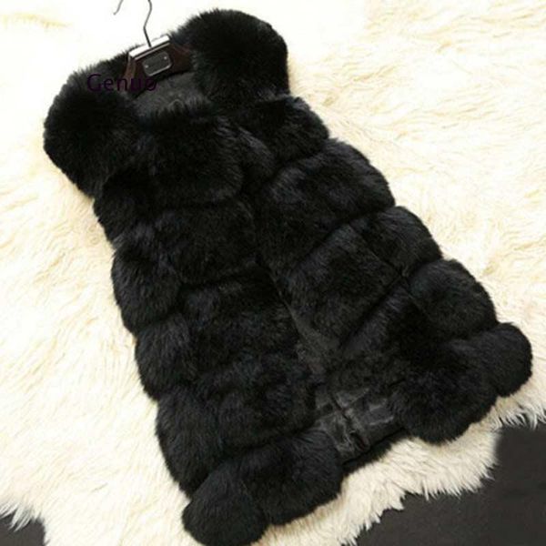 women's fur & faux vest coat luxury warm women vests winter fashion furs coats jacket gilet veste 4xl, Black
women's fur & faux vest coat luxury warm women vests winter fashion furs coats jacket gilet veste 4xl, Black