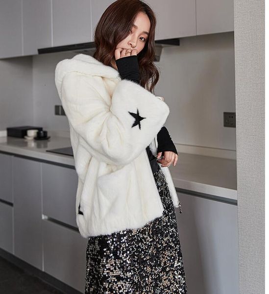 women's fur & faux real natural coat hood whole skin women winter short jacket custom size1 l8bw, Black
women's fur & faux real natural coat hood whole skin women winter short jacket custom size1 l8bw, Black