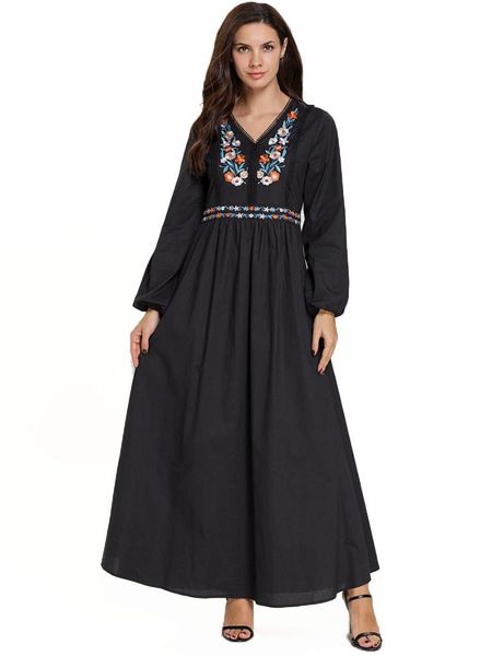 casual dresses autumn 4xl large size women's embroidery dress black high waist long sleeve v-neck maxi robe femme ta7745, Black;gray
casual dresses autumn 4xl large size women's embroidery dress black high waist long sleeve v-neck maxi robe femme ta7745, Black;gray