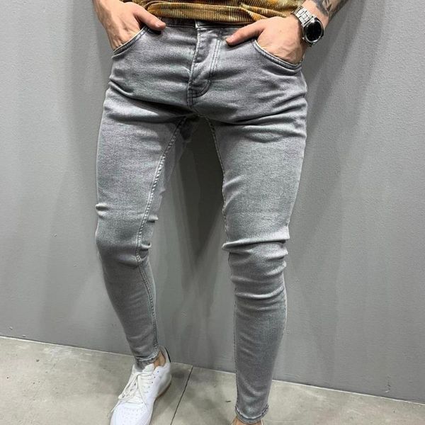 men's jeans cool denim pants skinny all match summer stretchy zipper closure pencil, Blue
men's jeans cool denim pants skinny all match summer stretchy zipper closure pencil, Blue
