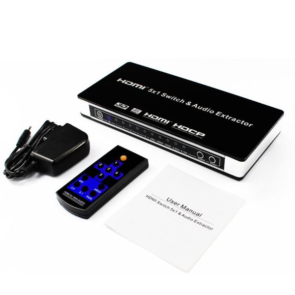 audio cables & connectors switch 5x1 switcher converter extractor support 4kx2k 3d edid arc 7.1ch/adv/2ch
audio cables & connectors switch 5x1 switcher converter extractor support 4kx2k 3d edid arc 7.1ch/adv/2ch