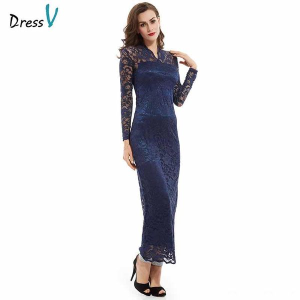 party dresses dressv dark royal blue evening dress v neck long sleeves ankle length wedding formal lace, White;black
party dresses dressv dark royal blue evening dress v neck long sleeves ankle length wedding formal lace, White;black