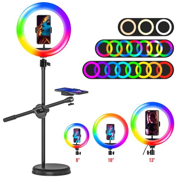 ring flash light dimmable deskselfie lamp with monopod mounts bracket phone holder stand video live pography lighting heads
ring flash light dimmable deskselfie lamp with monopod mounts bracket phone holder stand video live pography lighting heads