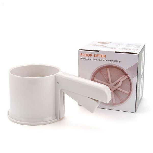 semi-automatic flour sieve mechanical hand-held sifter shaker cup shape w0yd baking & pastry tools
semi-automatic flour sieve mechanical hand-held sifter shaker cup shape w0yd baking & pastry tools