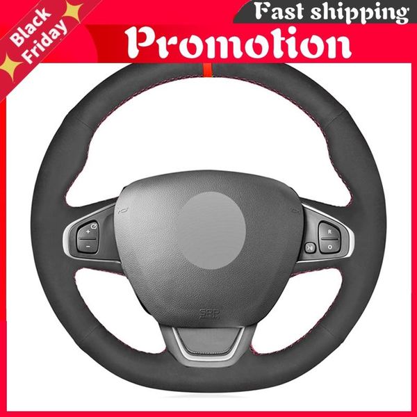 steering wheel covers black suede diy red marker hand stitched car cover for clio 4 (iv) kaptur captur 2021
steering wheel covers black suede diy red marker hand stitched car cover for clio 4 (iv) kaptur captur 2021