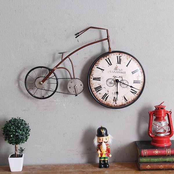 wall clocks retro personality bike design hanging clock vintage creative bicycle watch ornaments cycle home decor bar decoration
wall clocks retro personality bike design hanging clock vintage creative bicycle watch ornaments cycle home decor bar decoration