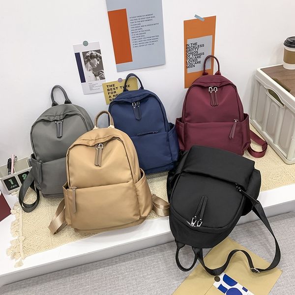 backpack female fashion nylon travel bag small female backbag college student anti-theft school bags shoulder pocket 7wu1
backpack female fashion nylon travel bag small female backbag college student anti-theft school bags shoulder pocket 7wu1