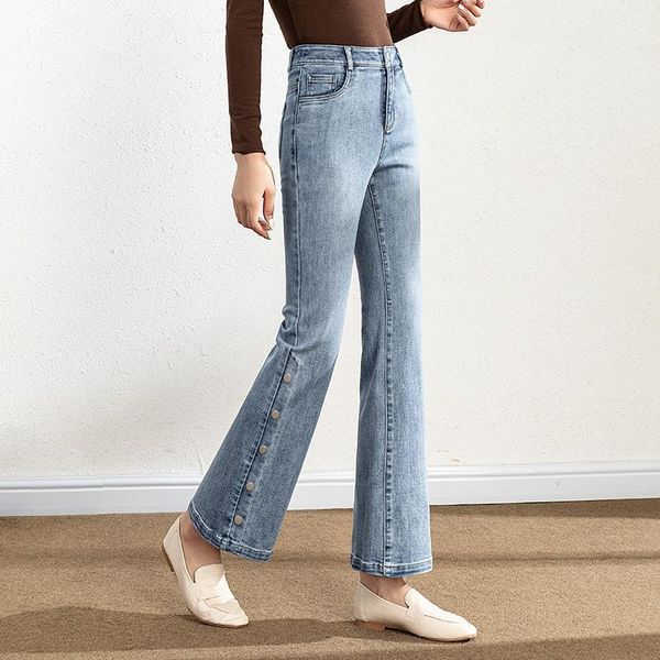 women's jeans women rivet skinny slim fit office lady fashion casual denim flare pants female streetwear vintage trousers, Blue
women's jeans women rivet skinny slim fit office lady fashion casual denim flare pants female streetwear vintage trousers, Blue