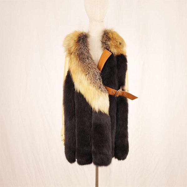 women's fur & faux woman real vest coat winter genuine gilet warm luxury jacket fashion waistband, Black
women's fur & faux woman real vest coat winter genuine gilet warm luxury jacket fashion waistband, Black