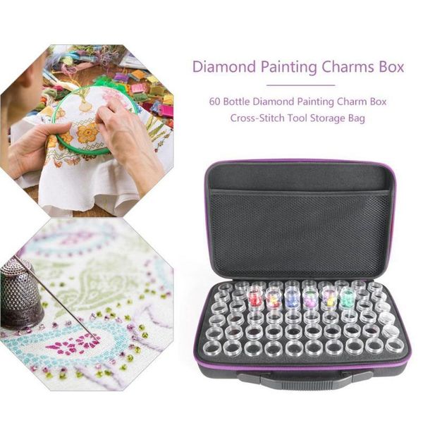 storage bags 60 bottles diamond painting charms box cross-stitch tool case bag home organizer accessories tools holder
storage bags 60 bottles diamond painting charms box cross-stitch tool case bag home organizer accessories tools holder