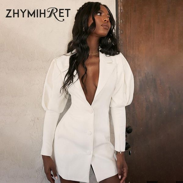 casual dresses zhymihret elegant blazer dress women 2021 autumn turn down collar lantern sleeve pencil single breasted office lady, Black;gray
casual dresses zhymihret elegant blazer dress women 2021 autumn turn down collar lantern sleeve pencil single breasted office lady, Black;gray