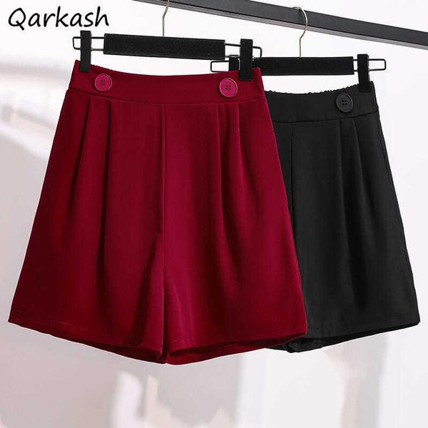 women's shorts women burgundy plus size s-4xl summer all-match leisure korean style ulzzang mujer button arrival high waist trousers, White;black
women's shorts women burgundy plus size s-4xl summer all-match leisure korean style ulzzang mujer button arrival high waist trousers, White;black