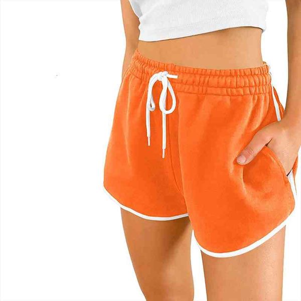 women loose style running shorts variegated color elastic waist sweatpants with pockets black light grey pink orange white, White;black
women loose style running shorts variegated color elastic waist sweatpants with pockets black light grey pink orange white, White;black