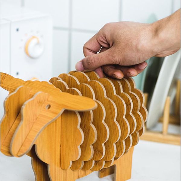 mats & pads 7pcs/11pcs per set wood cute sheep coasters non slip for drink car cup holder heat insulation mat
mats & pads 7pcs/11pcs per set wood cute sheep coasters non slip for drink car cup holder heat insulation mat