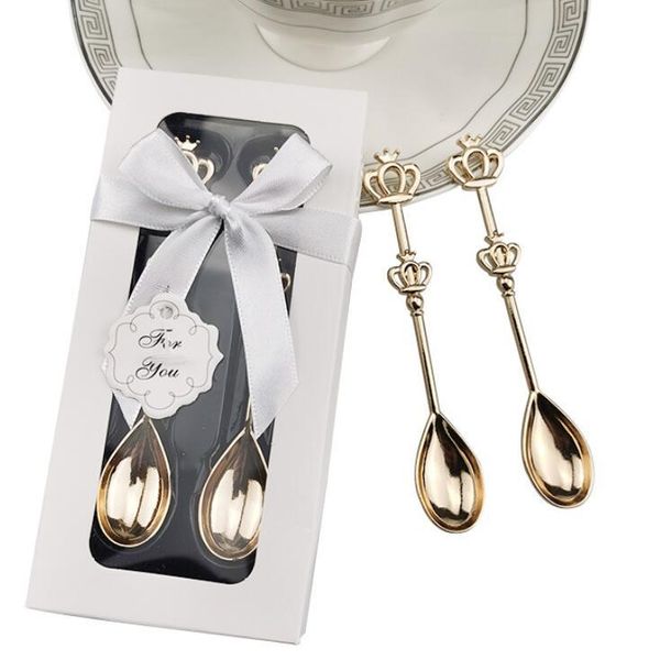 party favor baby showers 20sets/lot crown coffee spoon in gold and silver color wedding favors
party favor baby showers 20sets/lot crown coffee spoon in gold and silver color wedding favors