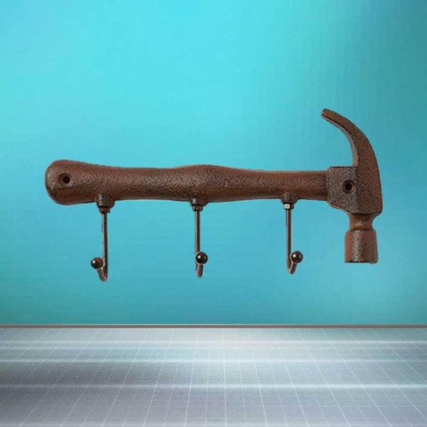 wall hook archaistic hammer shape hanger american industrial style rack 3 hooks holder for coat towel bag kid room metal robe ki & rails
wall hook archaistic hammer shape hanger american industrial style rack 3 hooks holder for coat towel bag kid room metal robe ki & rails