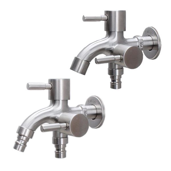 stainless steel washing machine faucet 1 in 2 out multifunctional water faucets double bibcock garden bathroom kitchen mop tap sink
stainless steel washing machine faucet 1 in 2 out multifunctional water faucets double bibcock garden bathroom kitchen mop tap sink