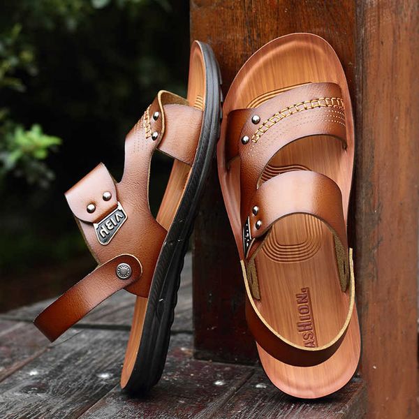 slippers men's trending summer outdoor leisure non-slip beach open toe sandals fashion shoes men soft sole dual-purpose sandal 1hp, Black
slippers men's trending summer outdoor leisure non-slip beach open toe sandals fashion shoes men soft sole dual-purpose sandal 1hp, Black