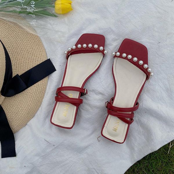 sandals temperamentous for women summer 2021 web celebrity chunky pearl fairy heels with one word roman shoes, Black
sandals temperamentous for women summer 2021 web celebrity chunky pearl fairy heels with one word roman shoes, Black