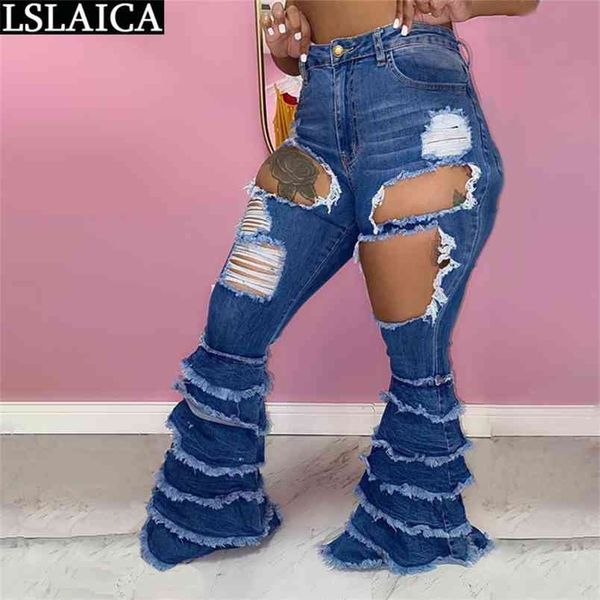 jeans woman pants high waist fashion hole flare plus size streetwear women autumn casual solid female long trousers 210515, Black;white
jeans woman pants high waist fashion hole flare plus size streetwear women autumn casual solid female long trousers 210515, Black;white