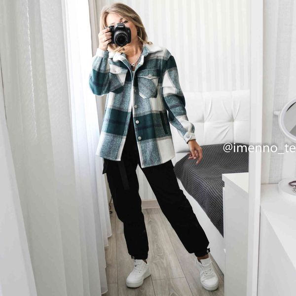 plaid jacket coat spring vintage stylish pockets oversized casual warm chic outwears 210510, Black;brown
plaid jacket coat spring vintage stylish pockets oversized casual warm chic outwears 210510, Black;brown