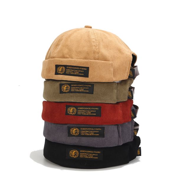 autumn winter corduroy men's and women's short fashion brand landlord's brimless sailor melon skin street trend yuppie hat, Blue;gray
autumn winter corduroy men's and women's short fashion brand landlord's brimless sailor melon skin street trend yuppie hat, Blue;gray