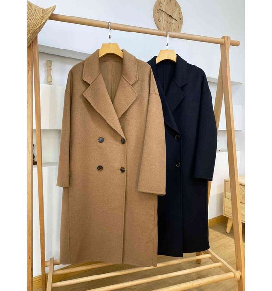 luxury women's short coatw year classic m family suit collar loose profile double breasted double-sided wool tweed medium and long coat, Black;brown
luxury women's short coatw year classic m family suit collar loose profile double breasted double-sided wool tweed medium and long coat, Black;brown
