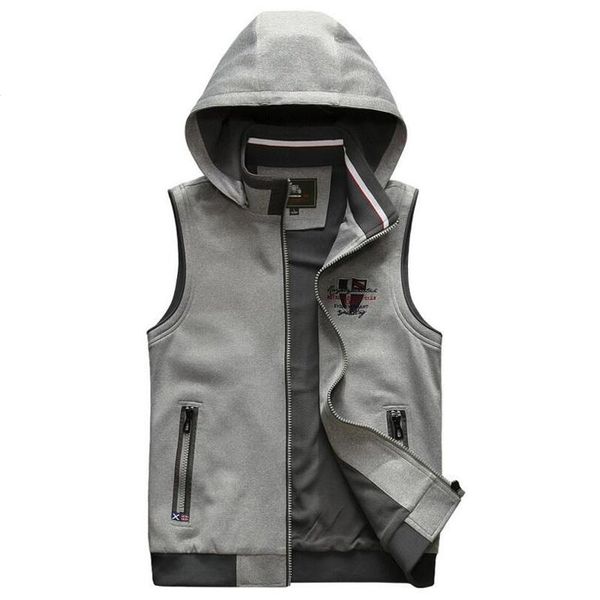 men's vests autumn vest men casual hooded collar mens waistcoat sleeveless jacket fashion hat detachable chaleco hombre, Black;white
men's vests autumn vest men casual hooded collar mens waistcoat sleeveless jacket fashion hat detachable chaleco hombre, Black;white