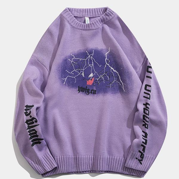 men's sweaters anime sweater men harajuku hip hop spandex clothing pullover for o-neck oversize casual couple male, White;black
men's sweaters anime sweater men harajuku hip hop spandex clothing pullover for o-neck oversize casual couple male, White;black