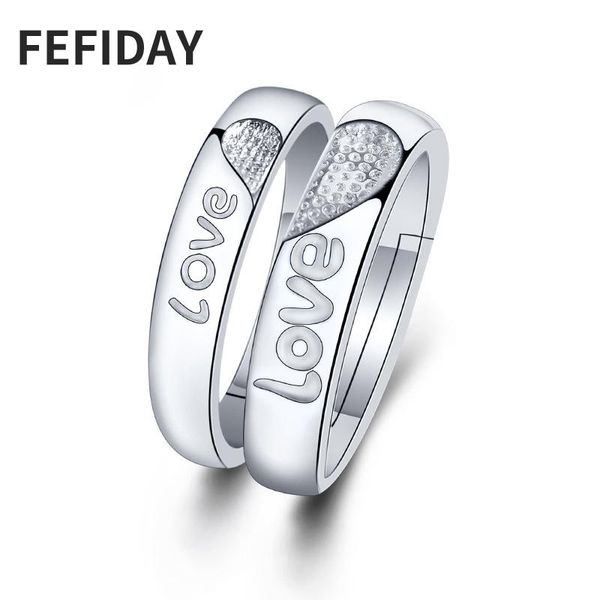 wedding rings fefiday ladies jewelry couple for women adjustable men's finger stone cubic zirconia heart love letter ring female, Slivery;golden
wedding rings fefiday ladies jewelry couple for women adjustable men's finger stone cubic zirconia heart love letter ring female, Slivery;golden