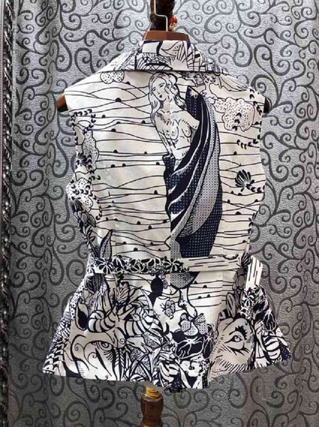 vests 100%cotton vest spring style women notched collar beautiful girl print sleeveless casual coat jacket ladies, Black;white
vests 100%cotton vest spring style women notched collar beautiful girl print sleeveless casual coat jacket ladies, Black;white