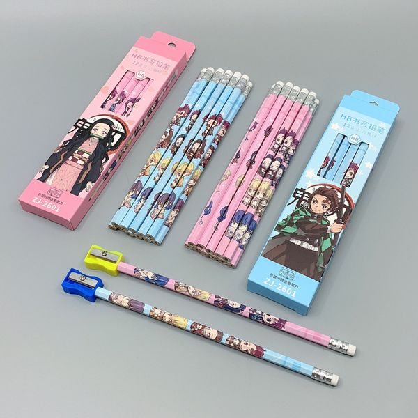peripheral anime ghost out of the blade pencil 12 pack primary school students monochrome writing with rubber head to send, Black;red
peripheral anime ghost out of the blade pencil 12 pack primary school students monochrome writing with rubber head to send, Black;red