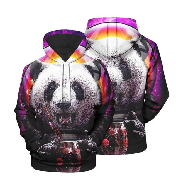 men's hoodies & sweatshirts panda monkey 3d printed autumn and winter hooded sweater loose trend long-sleeved hoodie drawstring armor, Black
men's hoodies & sweatshirts panda monkey 3d printed autumn and winter hooded sweater loose trend long-sleeved hoodie drawstring armor, Black